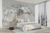 Elegant 3D Tree Wallpaper Mural