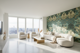 Abstract Boho Mansion Wallpaper Mural