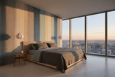Abstract Cross Stitch Pattern Wallpaper Mural