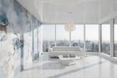 Abstract Floral Wallpaper Mural