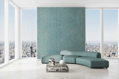 Abstract Shades of Blue Wallpaper Mural