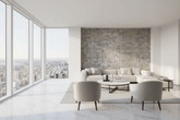 Abstract Stitched Wall Wallpaper Mural