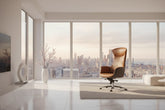 Adjustable Executive Luxury Office Chair – Ergonomic Swivel Leather Chair