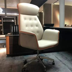 Adjustable Swivel Leather Executive Office Chair – Ergonomic Recliner
