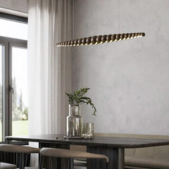Bamboo Wood Globe Bar LED Pendant Light – Natural Bamboo, CCC & CE, 2-Year Warranty