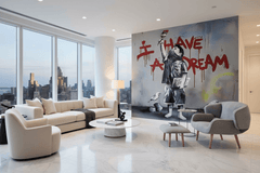 Banksy I have a Dream Wallpaper