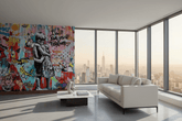 Banksy I will love you forever Wallpaper Mural – Wall Decor