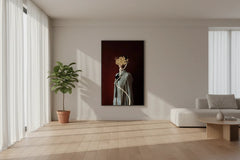 Bohemian Girl LED Wall Art Lamp – Modern Porch Decorative Light