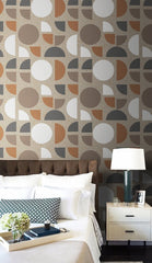 Bohemian Radius Pattern Wallpaper Mural