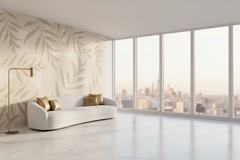 Boho Leafs Wallpaper Mural: Stunning Décor for Any Space