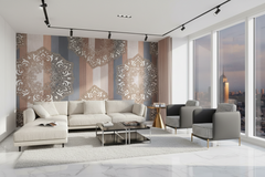 Boho Mandala Theme Wallpaper Mural