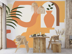 Boho Village Wallpaper Mural