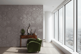 Brige Floral Shadows Wallpaper Mural