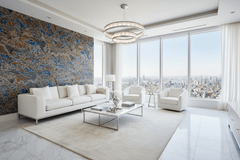 Brown Gold Clouds Wallpaper Mural