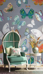 Butterfly Garden Bliss Wallpaper Mural