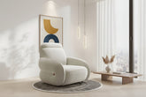 Cadeira Recliner Chair – Off White, Mocha Grey & Dream Blue, Standard & Swing Options