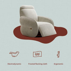 Cadeira Recliner Chair – Off White, Mocha Grey & Dream Blue, Standard & Swing Options