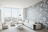 Cascade Bloom Floral Wallpaper Mural