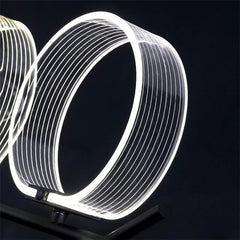 Circular Rings LED Hanging Light for Kitchen Island – 4 & 5 Ring Configurations