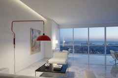Classic Long Arm Adjustable Pendant Wall Light – E27 Touch Switch Wall Sconce