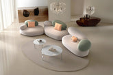 Cloud Puff Designer Sofa Set – Single (118cm) & 2-Seater (152cm), Plush Cushioning