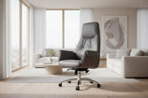 Comfortable Adjustable Executive Leather Office Chair – Modern Swivel Ergonomic Design
