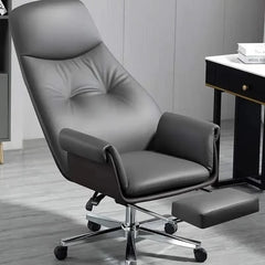 Comfortable Adjustable Executive Leather Office Chair – Modern Swivel Ergonomic Design