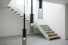 Copper Crystal Hollow Spiral Staircase Chandelier – Luxury Modern LED, 1 to 12 Heads
