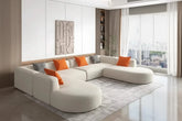 Corner Sectional Lazy Floor Sofa