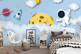 Cosmic Adventure 3D Astronaut Universe Wallpaper
