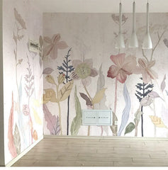 Countryside Flowers Wallpaper Mural: Enhance Your Space