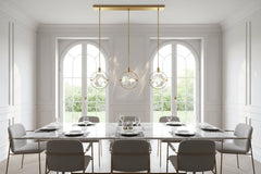 Crystal Cube Rotatable LED Pendant Chandelier – Round & Long, Type A & B