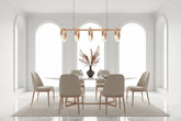 Crystal Loops Hanging Light – Gold Iron, LED, Adjustable Height, CCC & CE Certified