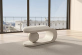 Curve Shoe Changing Stool with Lamb Wool Cushion – Luxury Bench Seat