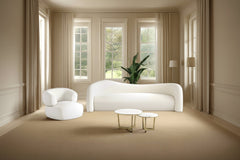 Curve Velvet Sofa – Armchair, 2, 3 & 4 Seater, Soft Velvet, Curved Silhouette