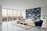 Deep Floral Bliss Wallpaper Mural