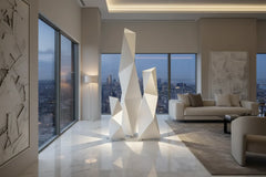 Diamond Floor Lamp – Geometric Sculptural Light