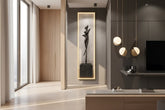 Abstract Lady LED Wall Lamp – Modern Art Light Fixture