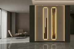 Abstract LED Panel Wall Lamp – Modern Porch & Interior Light Fixture