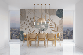 Abstract Tropical Forest Wallpaper Mural