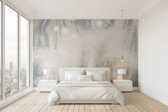 Cotton Blow Leaves Wallpaper Mural