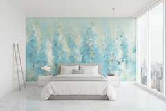 Colourful Tree Painting Wallpaper Mural