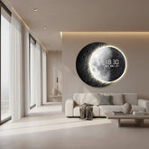 Advanced Moon LED Wall Clock – Modern Plexiglass Illuminated Timepiece