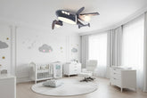 Aeroplane Lustre Ceiling Light for Kids Room