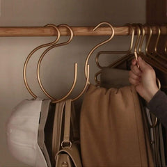 Aluminum Alloy 5pcs S-Shape Hooks Hangers