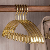 Aluminum Alloy Wave Shaped 5pcs Clothes Hanger