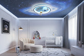 Astronaut Ceiling Light | Kids Room Astronaut Galaxy Ceiling Light