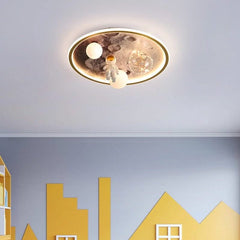Astronauts Led Lights Chandelier Kids Room