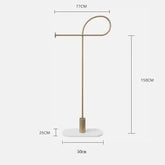 Designer High End Coat Rack Floor Standing