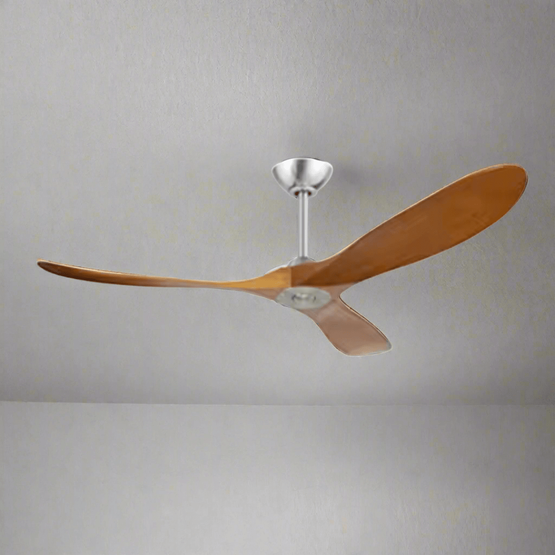 Antique Wooden Blades Large Fan Remote Controlled (2024 Edition)